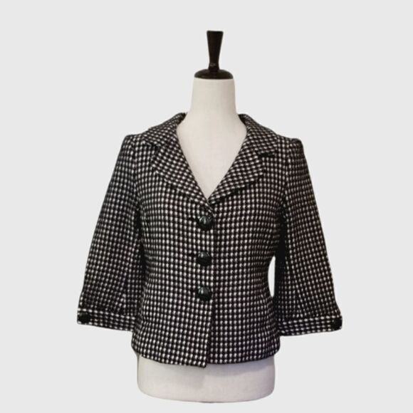 Vintage Ann Tayler Wool Blend Jacket Size 8 - Picture 1 of 6